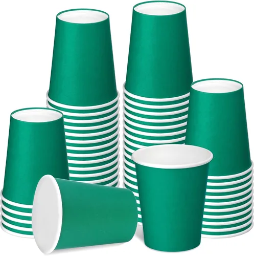 Miniatura 14 de Paquete de 75 unidades de tazas de papel desechables de 8 onzas, taza de café caliente, taza de café de papel para uso en oficina y cocina, tazas