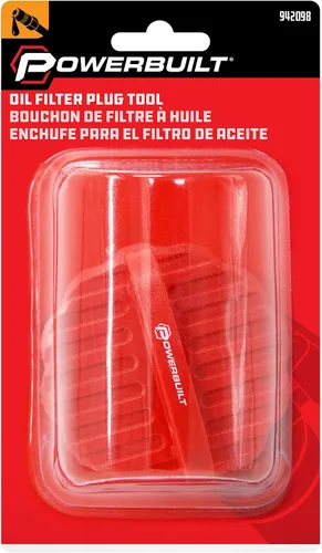 Miniatura 4 de Powerbuilt Tapón de filtro de aceite para Cummins 6.7L motor diesel Dodge Ram Trucks 2500/3500, filtro de instalación, limpio, sin derrames, rojo