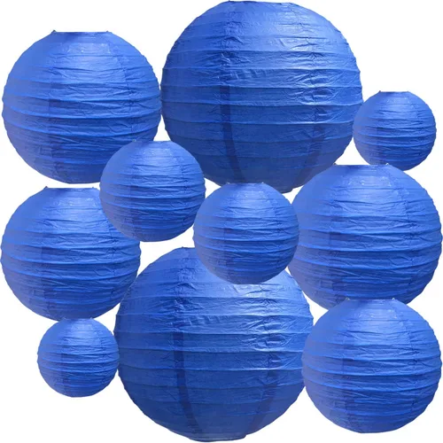 Miniatura 30 de BEISHIDA Faroles de Papel Blancos de 12 Pulgadas Decorativos Chinos/Japoneses Colgantes Redondos de Papel Lámparas para Cumpleaños, Bodas, Navidad