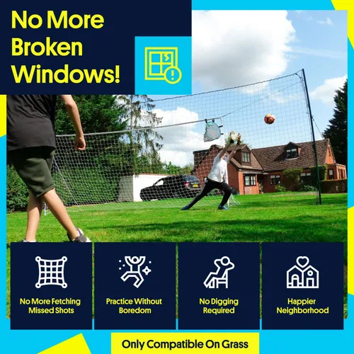 Miniatura 7 de Open Goaaal 3-in-1 Soccer Training Rebounder - Soccer Goal for Volley, Passing, Training - Outdoor Sports, Backyard