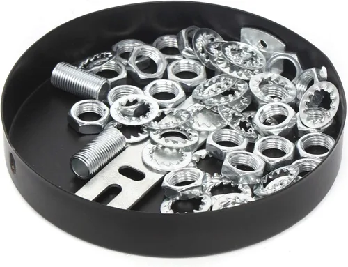 Miniatura 8 de AngelcityCC Lámpara de araña moderna de metal negro, lámpara colgante de metal retro, lámpara de techo nórdica para comedor, cocina, sala de estar