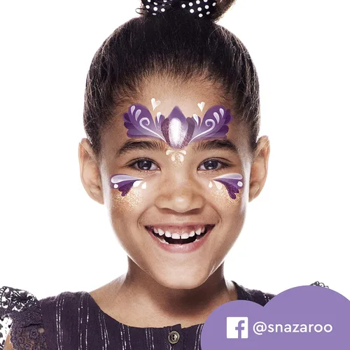 Miniatura 10 de Snazaroo, kit paleta de pintura facial, Multi color, talla única Arco iris