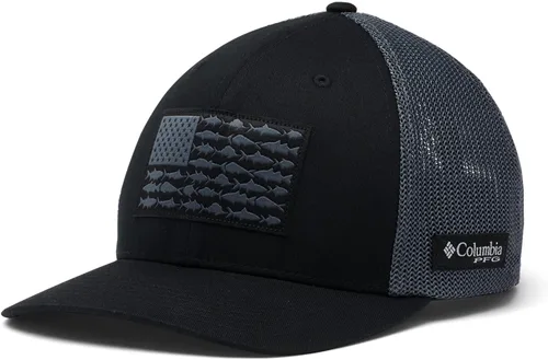 Miniatura 105 de Columbia - Gorra de malla con bandera con árboles unisex para adultos, corona alta