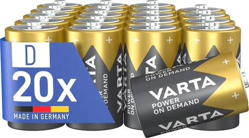 Miniatura 8 de VARTA Baterías AA, paquete de 150, Power on Demand, Alcalinas, 1,5V, paquete de almacenamiento en embalaje respetuoso con el medio ambiente, ideal