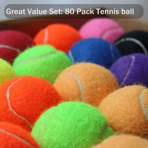 Miniatura 4 de Swingers Pelotas de tenis, pelotas de ejercicio de entrenamiento para mascotas, pelotas de tenis de práctica de alta elasticidad para principiantes