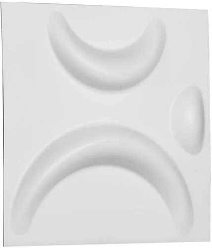 Ekena Millwork WP12X12SEWH 11 7/8 pulgadas de ancho x 11 7/8 pulgadas de alto Sevilla EnduraWall Decorativo 3D Panel de Pared Cubre 0.98 pies Blanco
