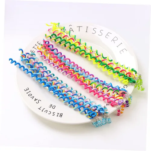 Miniatura 4 de FOMIYES Pinzas para el cabello para niñas y niños, 6 piezas, herramienta para trenzar para niños pequeños