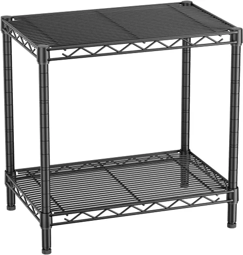 Miniatura 9 de SINGAYE Estantería de alambre para armario: unidad de metal ajustable para organización de lavandería, baño, cocina, hogar, almacenamiento
