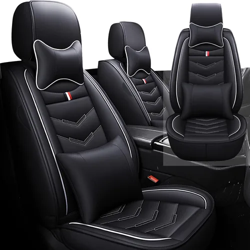Miniatura 23 de Funda de asiento de auto de 2 asientos para Ford Explorer 2000-2026, duradera, resistente al desgaste, impermeable, funda de asiento deportiva
