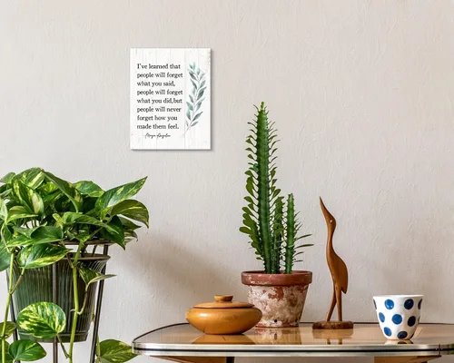 Miniatura 4 de ARTINME Maya Angelou - Arte de pared motivacional con citas para oficina, arte de pared y decoración motivacional enmarcado, regalos de ánimo, arte