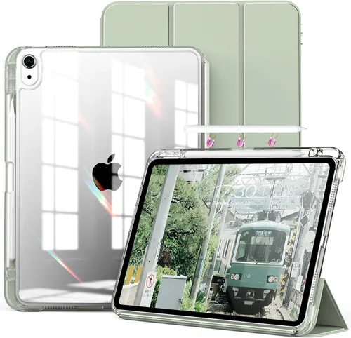 Miniatura 13 de kenke Funda Híbrida para iPad Air de 11 pulgadas (M3) 2025 / (M2) 2024, iPad Air 5ª/4ª generación 2022/2020 de 10.9 pulgadas con soporte para Apple