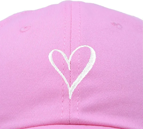 Miniatura 2 de Gorra de béisbol bordada con corazón dibujado a mano para mujer