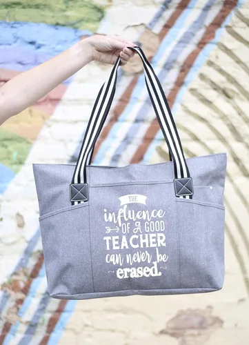 Miniatura 46 de Brooke & Jess Designs Teacher Tote Bag for Work - Teacher Handbag Gifts for Women, Teacher Bag Best Teacher Appreciation Gift