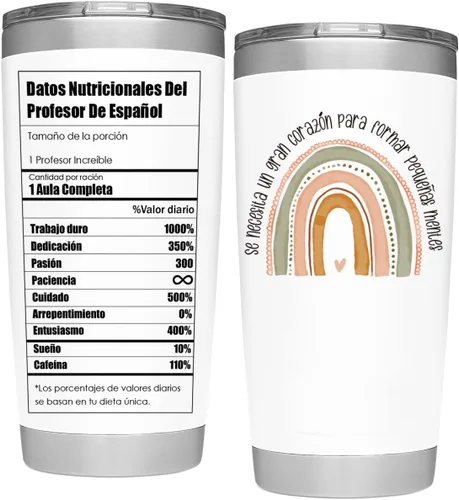 Miniatura 3 de 1step2dream Regalos cristianos españoles para mujeres, vaso religioso inspirador, cuidado personal, regalos de agradecimiento para mamá, novia