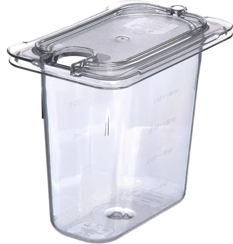 Miniatura 7 de Carlisle FoodService Products Storplus - Recipiente de almacenamiento de alimentos, sartén para catering, bufés, restaurantes, policarbonato (Pc)