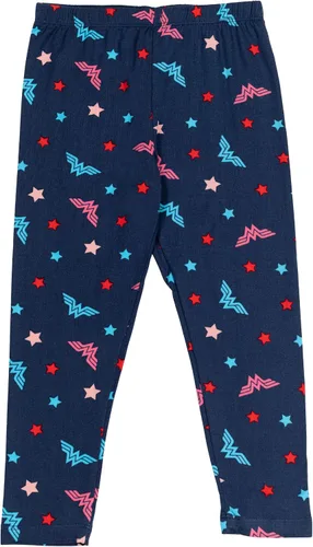 Miniatura 4 de DC Comics Wonder Woman Crossover - Conjunto de 4 piezas de pantalones cortos y leggings mixtos