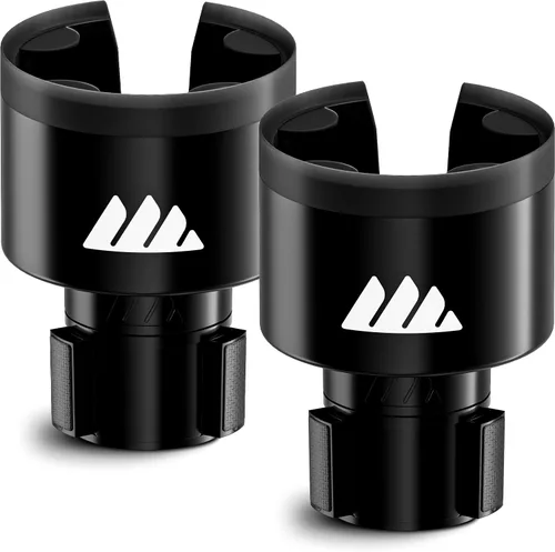 Miniatura 11 de [Mejorado] Integral Ultimate - Expansor de portavasos para automóvil, base ajustable, organizador y expansor para vehículos, compatible con tazas
