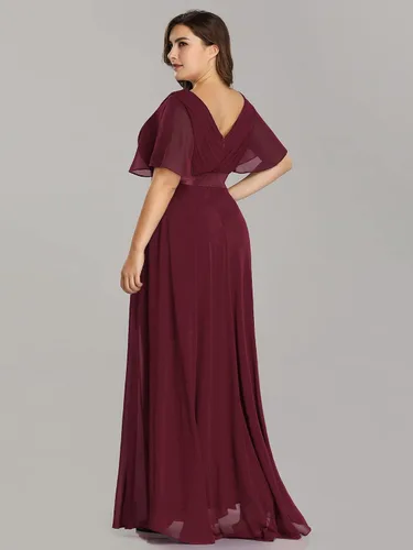 Miniatura 2 de Ever-Pretty 09890 Maxi vestido de fiesta de noche, con cuello en V doble, para mujer