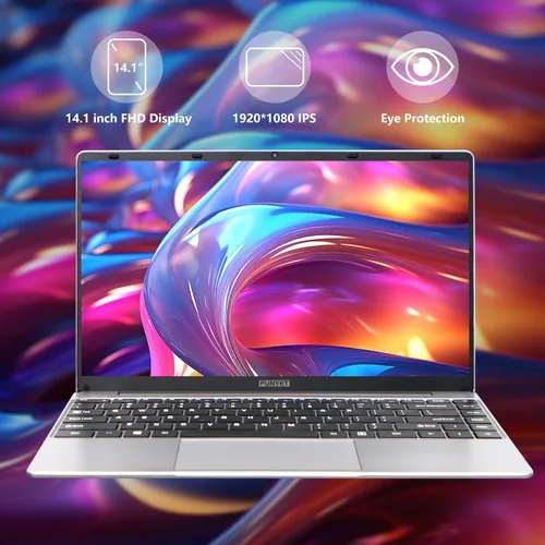 Miniatura 4 de FUNYET Computadora portátil, portátiles para juegos 2026, PC con tapa superior de 14 pulgadas, Windows 11 Pro, 16 GB de RAM SSD de 1 TB, procesador
