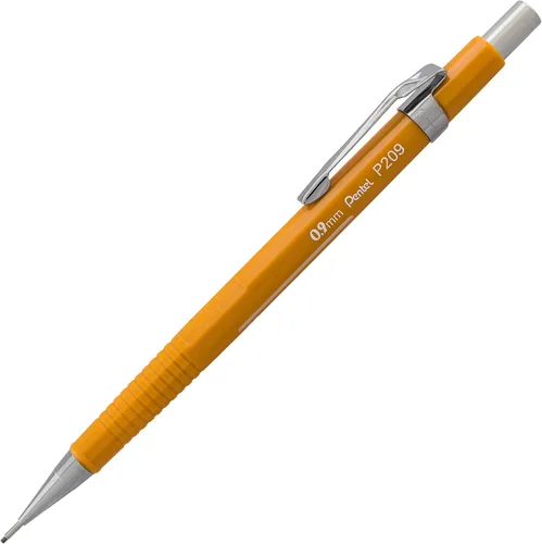 Miniatura 2 de PENTEL - Portaminas Sharp para dibujo técnico, 0.9 mm, cilindro amarillo, paquete de 2 (P209BP2K6)