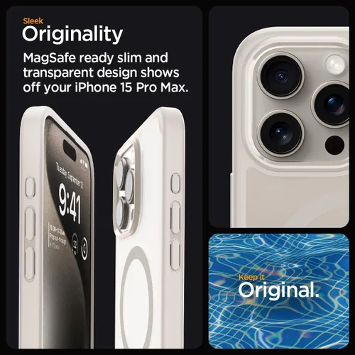 Miniatura 348 de Spigen Funda para iPhone 13 Mini, ultra híbrida MagFit [antiamarilleo] [compatible con Magsafe] - Transparente