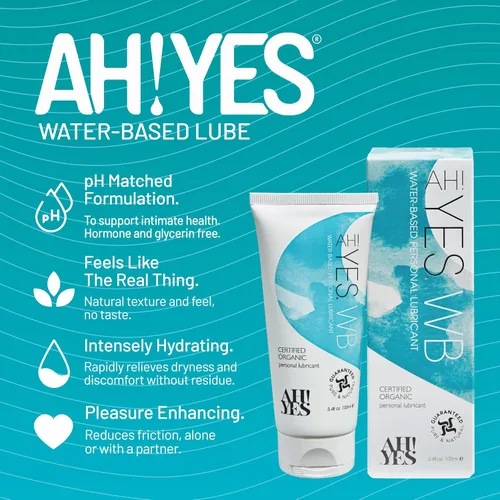 Miniatura 2 de AH! YES WB - Lubricante personal orgánico a base de agua - 100ml