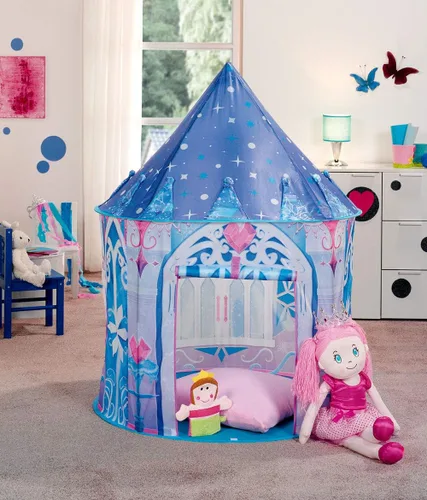 Miniatura 3 de Kidodo - tienda de campaña para niños, juguete para niños, tienda de campaña desplegable, casa de juegos para niños para interiores, Azul