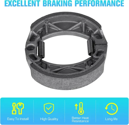 Miniatura 4 de Pastillas de freno delanteras Zapatas de frenos traseros para Yamaha TTR125 LWM/L LE 19"/16" Ruedas 2000 01 02 03 04 05 06 07 08 09 2011 2012 2013