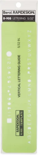 Miniatura 15 de Plantilla de letras y números verticales góticos, tamaño de 1 pulgada, 1 cada uno (R918)
