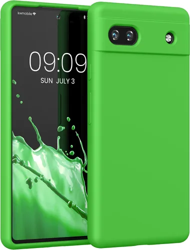 Miniatura 207 de kwmobile Funda Compatible con Google Pixel 6 Pro - Funda de Teléfono de Silicona TPU con Acabado Suave - Azul Caribe
