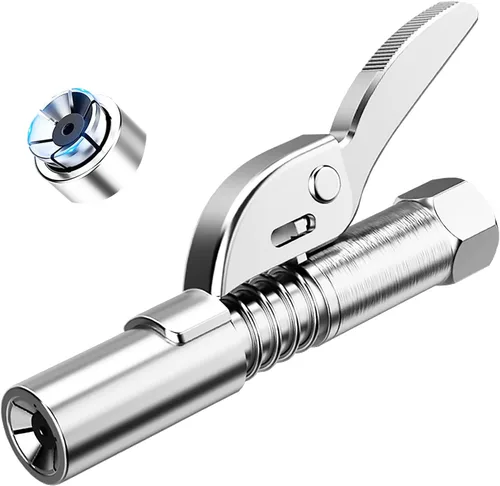 Miniatura 8 de Acoplador de pistola de engrase, accesorios para pistola de engrase, lubricante de bloqueo y liberación rápida, puntas de boquilla de pistola