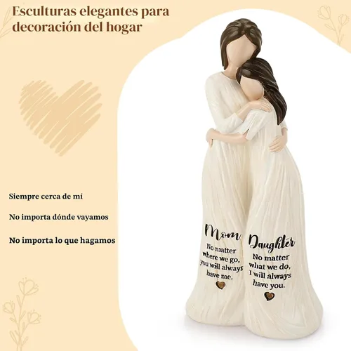 Miniatura 5 de Figuras de Mamá e Hija, Regalos de Mamá para Hija, Regalos de Hija para Mamá, Regalo de Navidad y Cumpleaños para Madre e Hija, Regalo de Acción