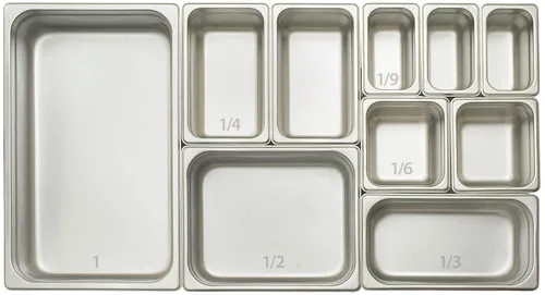 Miniatura 4 de Winco Bandeja de vapor anti-atasco, media bandeja x 6 pulgadas, peso estándar, acero inoxidable, mediano