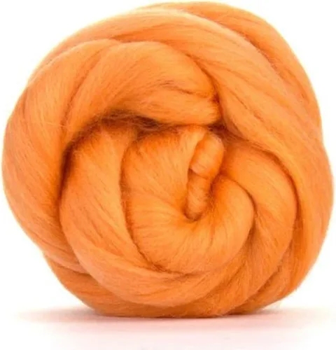 Miniatura 22 de Revolution Fibers Lana Merino para hilar Lana superior peinada Premium 22 micrones, perfecta para proyectos de fieltro, hilado, colgantes
