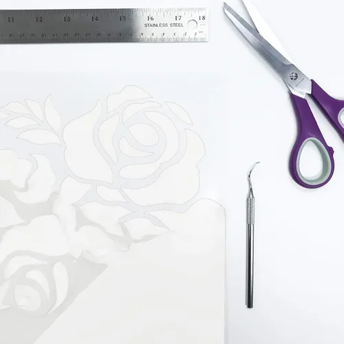 Miniatura 3 de Siser EasyWeed Extra HTV 15 pulgadas x 1 yardas, vinilo de transferencia de calor para planchar para nailon (blanco)