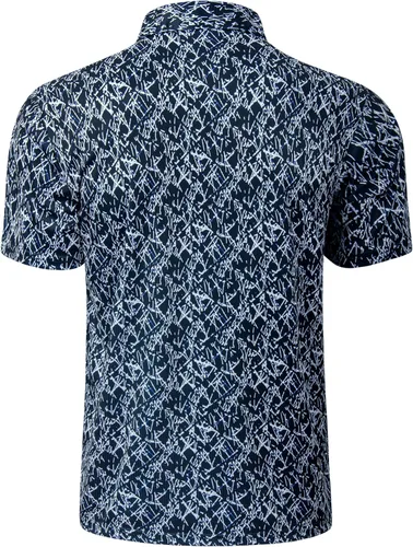 Miniatura 64 de TAPULCO Camisetas tipo polo de secado rápido para hombre, diseño de camuflaje, atléticas, ligeras, transpirables, casuales, para golf