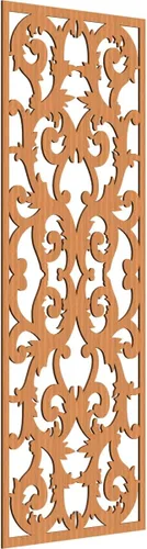 Miniatura 122 de Meadville Paneles decorativos de pared de madera con calado, 9 3/8 pulgadas de ancho x 24 3/8 pulgadas de alto x 1/4 de alto, aliso