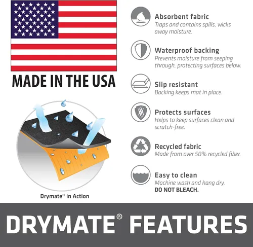 Miniatura 7 de Drymate - Almohadilla de limpieza de armas, alfombrilla de limpieza de armas premium, absorbente, impermeable, duradera, protege las superficies