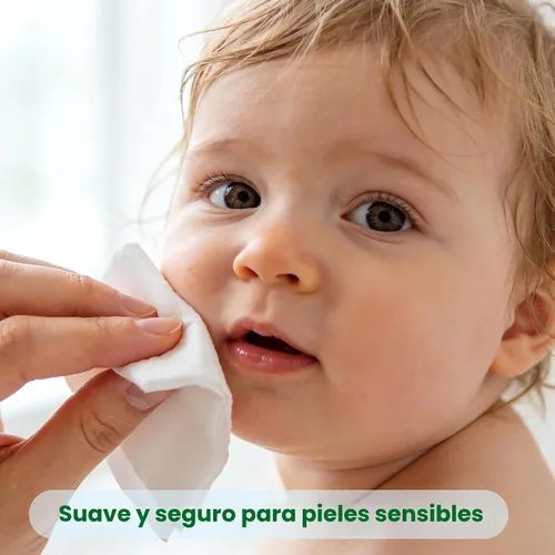 Miniatura 5 de Toallitas de viaje 100% algodón para pieles sensibles, 99% agua purificada hipoalergénicas, toallitas húmedas sin perfume, esenciales de viaje, 56