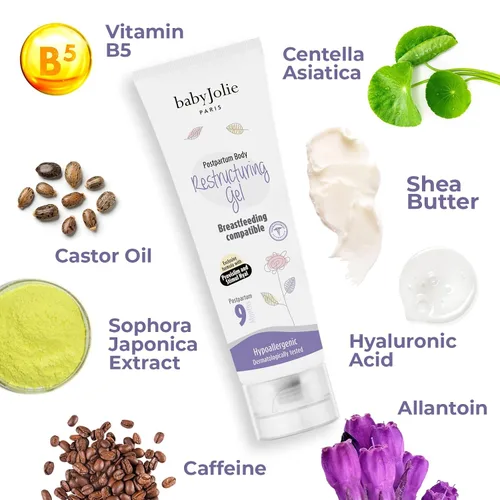 Miniatura 3 de Baby Jolie Paris - Gel reafirmante posparto – Gel corporal reafirmante e hidratante para mamás, ayuda a mejorar la elasticidad de la piel y una