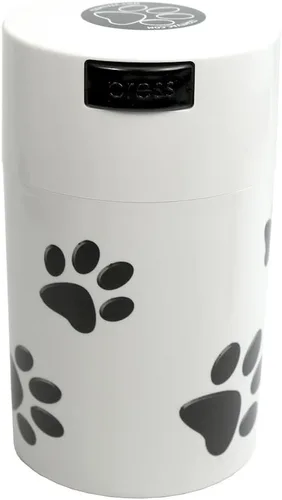Miniatura 11 de Tightpac America Tightvac Pawvac Contenedor sellado para almacenamiento de comida y golosinas para mascotas Gato Blanco