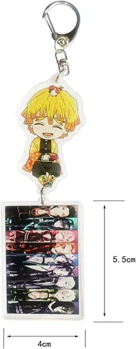 Miniatura 3 de JOOJER Anime Slayer Tanjirou Zenitsu y otras figuras, sudadera unisex estampada para cosplay