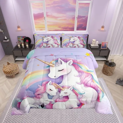 Miniatura 41 de Lindo Juego de Edredón de Elefante Juego de Ropa de Cama de Animales de Dibujos Animados para Niños Niñas Mujeres Adultos Edredón de Hojas