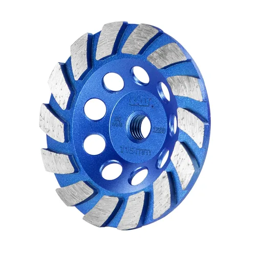Miniatura 8 de SALI Ruedas de molienda de hormigón de 4.5 pulgadas 16 segmentos de turbo diamante Arbor de 5/8-11 Rueda de molienda de diamante apta