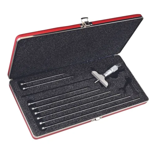 Miniatura 17 de Starrett 449 Profundímetros Vernier tipo micrómetro, pulgadas, 1