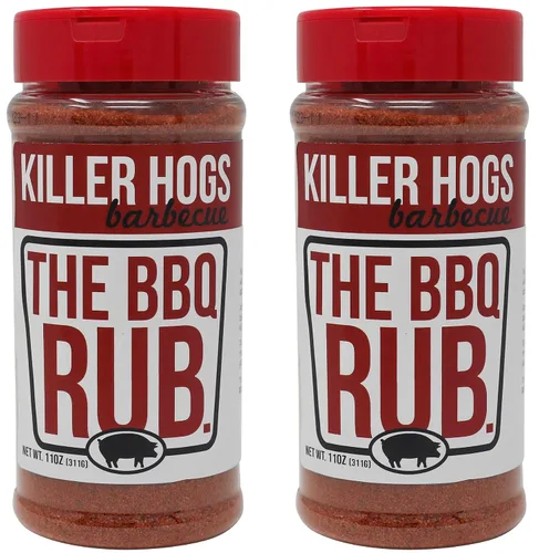 Miniatura 12 de Killer Hogs The BBQ Rub Championship Grill Condimento para carne de res, bistec, hamburguesas, cerdo y pollo 5 libras
