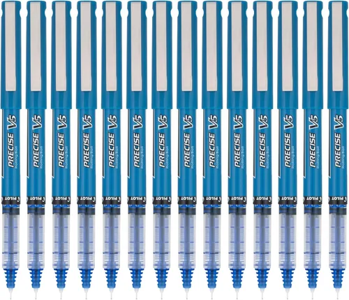 Miniatura 5 de PILOT Precise V5 Stick - Bolígrafos de tinta líquida con punta extrafina (0.5 mm.), color negro, paquete de 14 (15403)