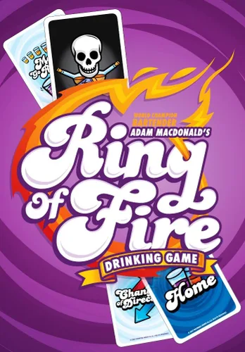 Miniatura 3 de INI Juego de cartas Ring of Fire Divertido juego de beber para fiesta de adultos Juegos de cartas para noche de juegos, despedida de soltera