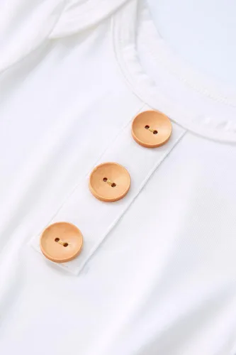 Miniatura 3 de Conjunto de gorro anudado para bebés recién nacidos, de viscosa de bambú, suave, con mitones