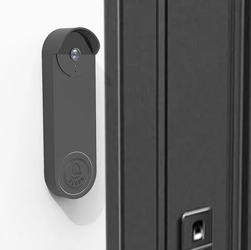 Miniatura 3 de Coyktonty Funda de silicona para timbre de puerta, resistente a la intemperie, silicona protectora para Google Nest Doorbell Case Anti-UV (blanco)